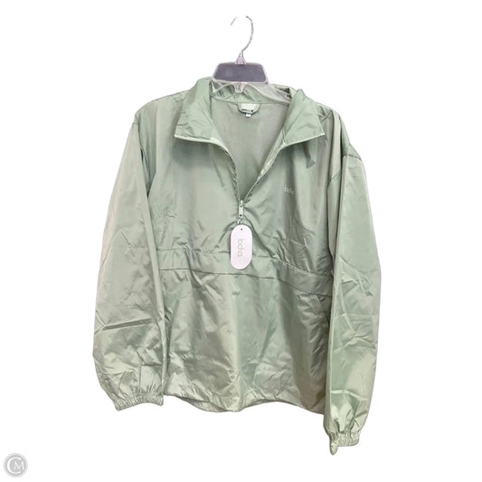 Jacket Windbreaker By Cme In Green, Size: 3x