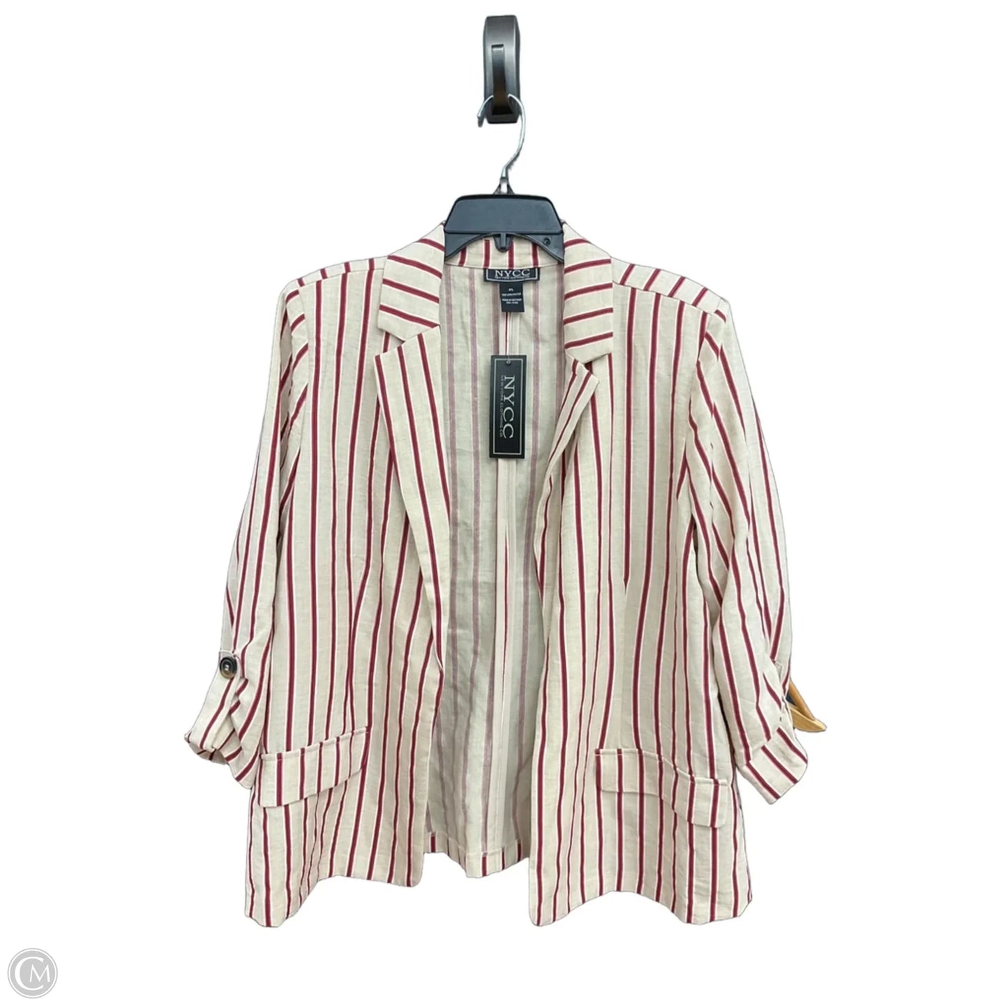 Blazer By Nycc In Striped Pattern, Size: Xl