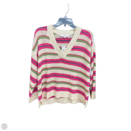 Sweater By Loft In Multi-colored, Size: M