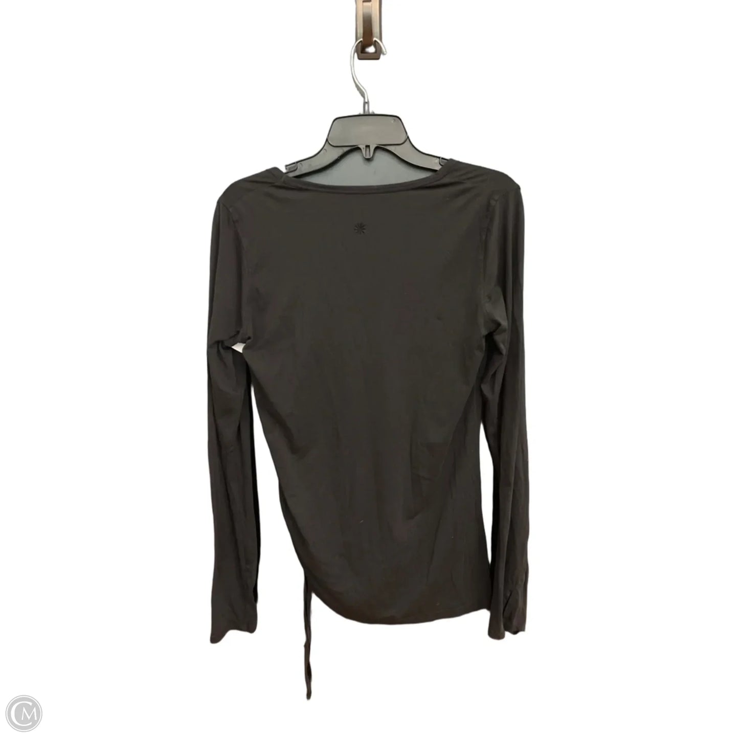Top Long Sleeve By Athleta In Black, Size: S