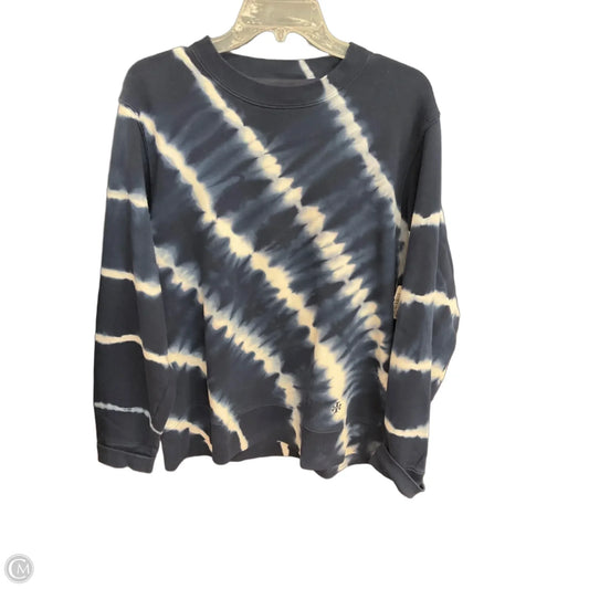 Top Long Sleeve Designer By Tory Burch In Blue, Size: M