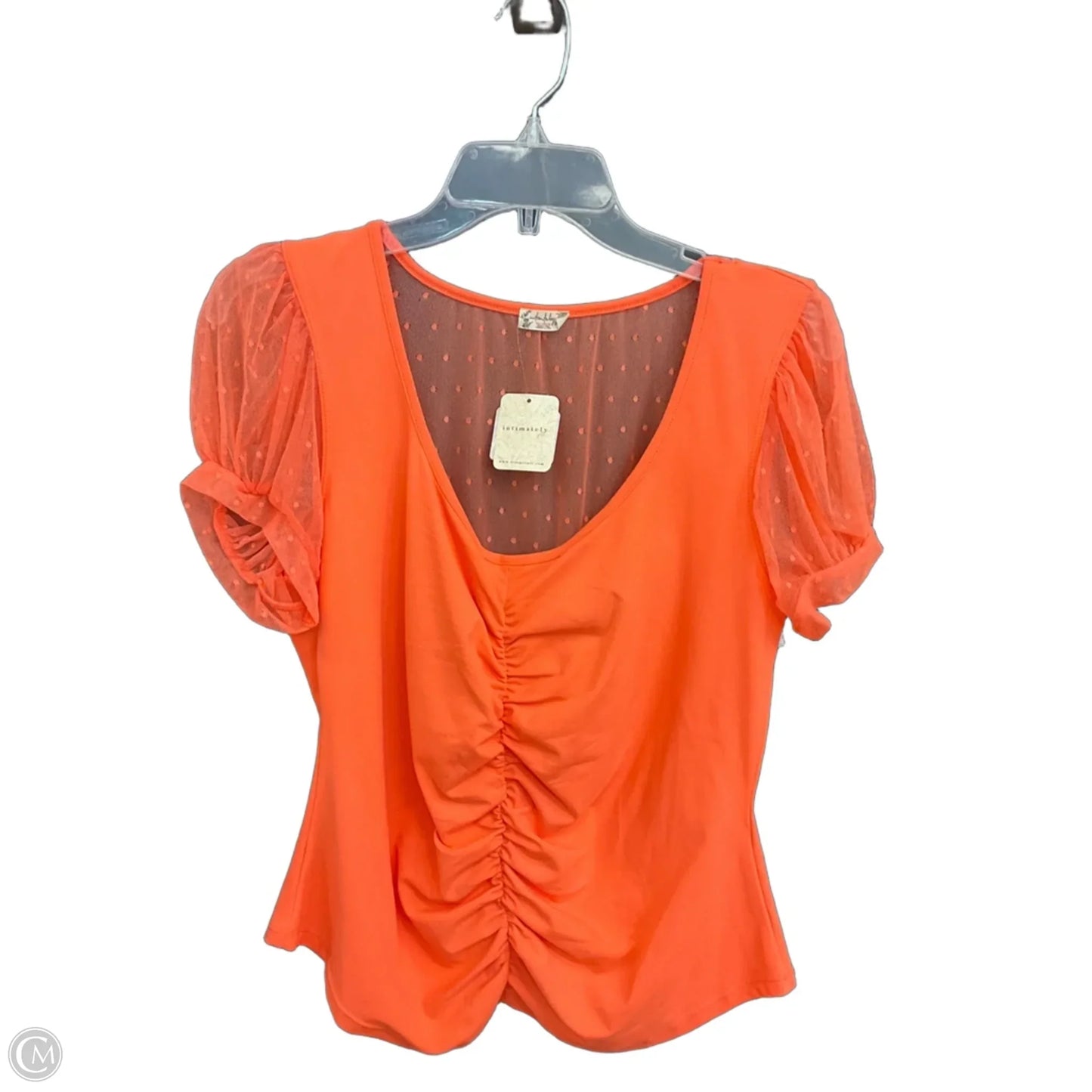Top Short Sleeve By Clothes Mentor In Orange, Size: Xl