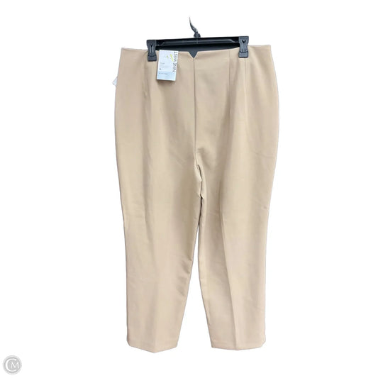 Pants Dress By Nine West In Tan, Size: 16