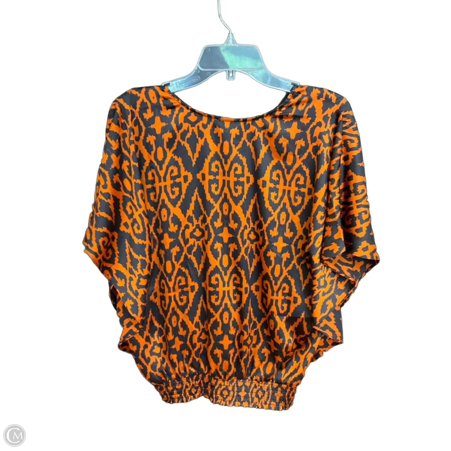 Top Short Sleeve By Chicos In Animal Print, Size: M
