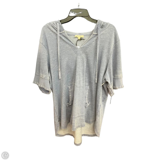 Top Short Sleeve By Jane And Delancey In Blue, Size: 1x