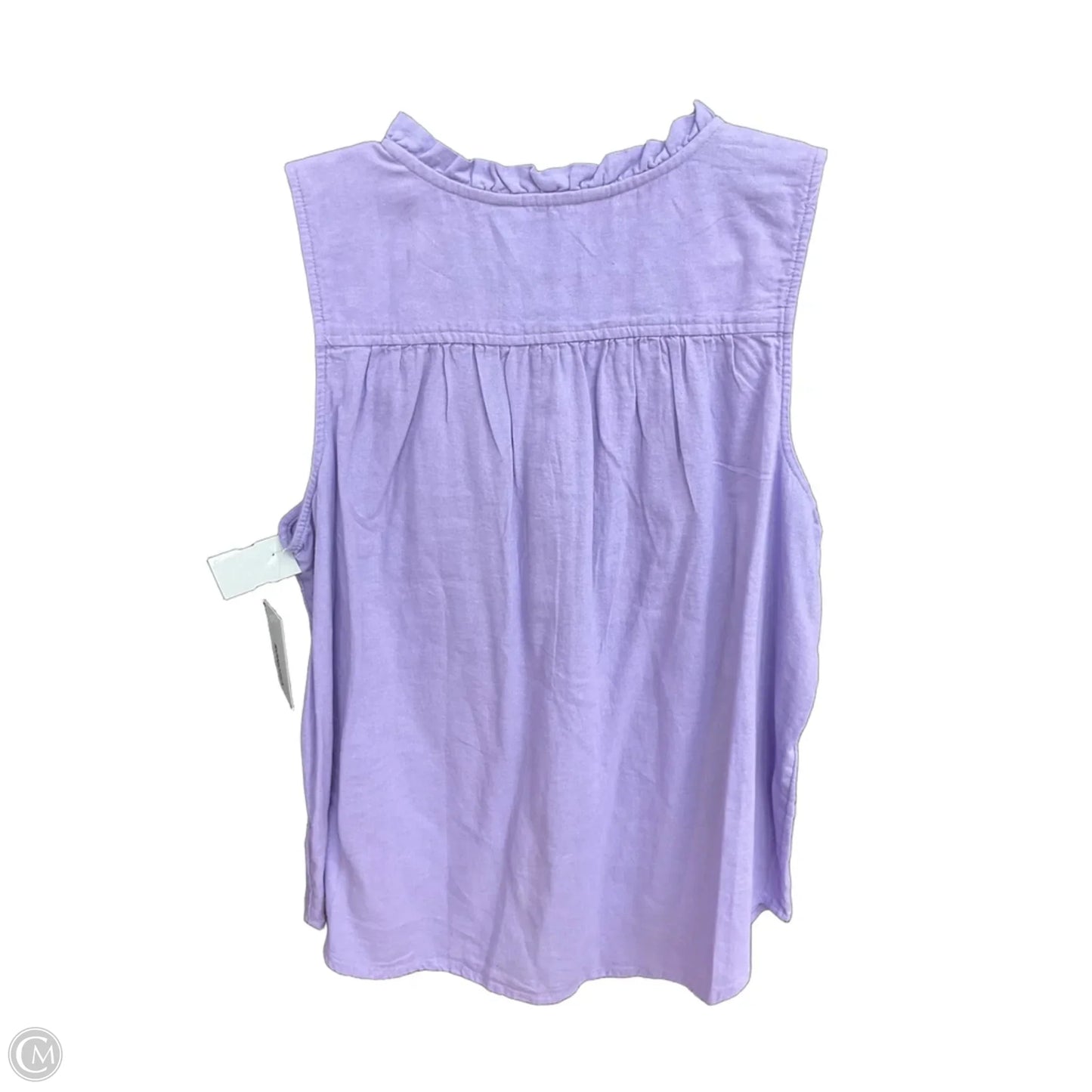 Top Sleeveless By Sonoma In Purple, Size: Xl