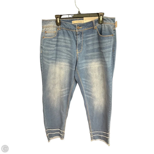 Jeans Skinny By Cato In Blue Denim, Size: 16