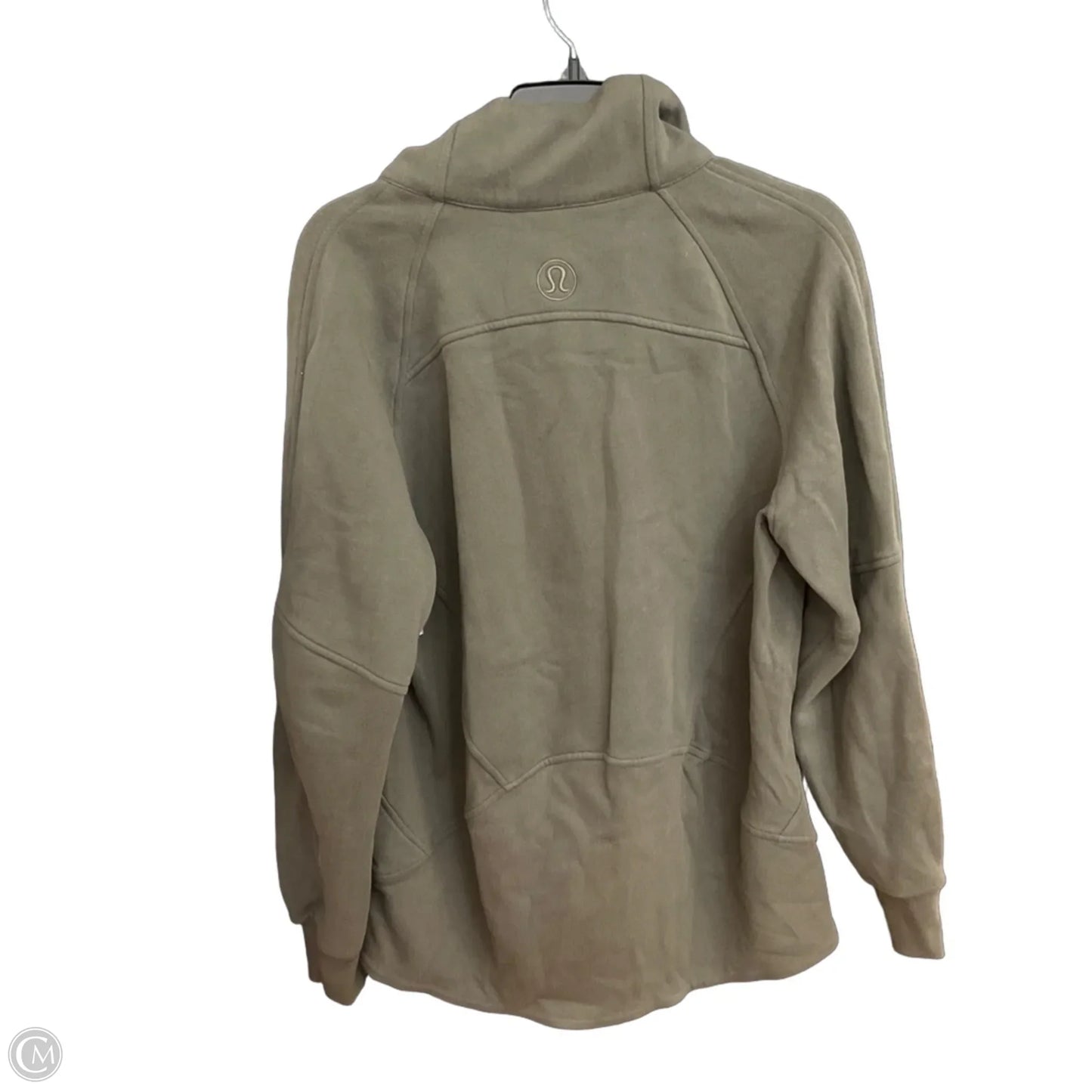 Athletic Jacket By Lululemon In Green, Size: S