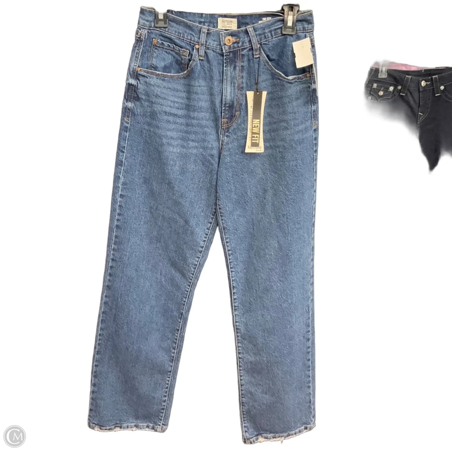 Jeans Straight By Kensie In Blue Denim, Size: 4
