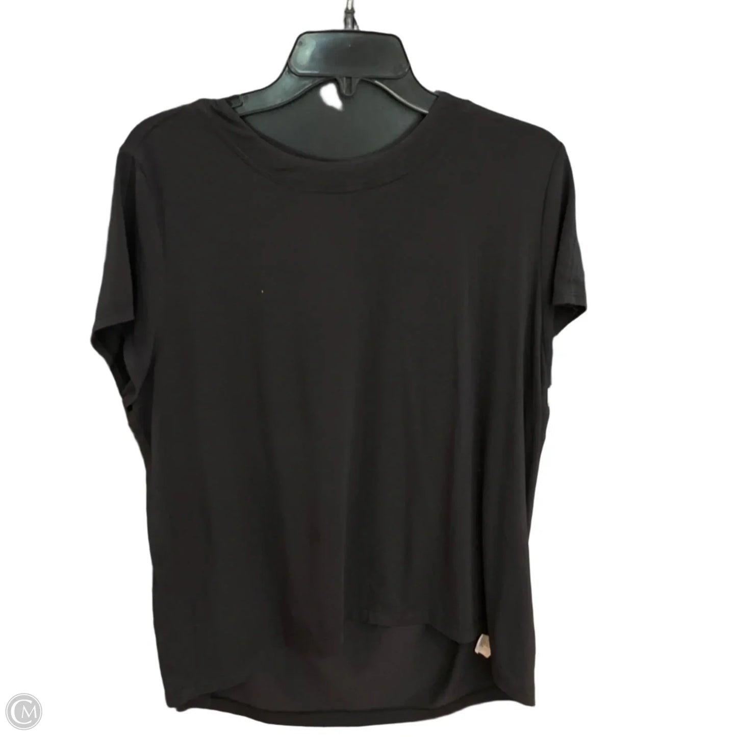 Top Short Sleeve By Athleta In Navy, Size: S