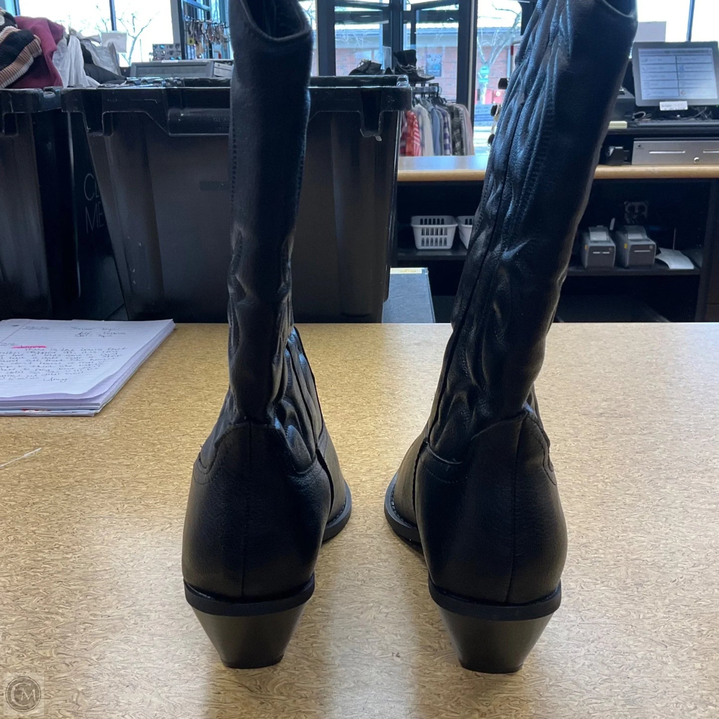 Boots Western By Just Fab In Black, Size: 9