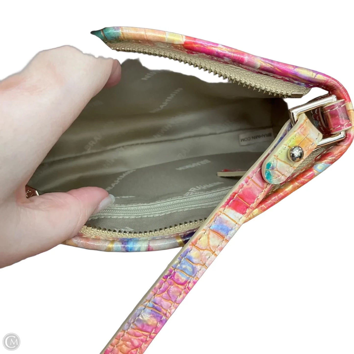 Handbag Designer By Brahmin, Size: Small