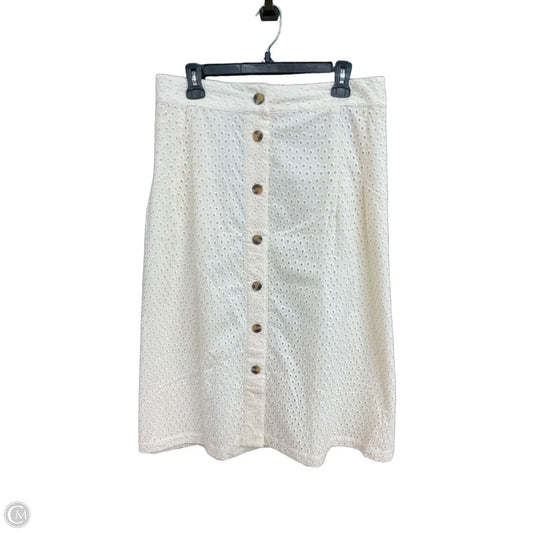 Skirt Maxi By Evri In Cream, Size: 4x