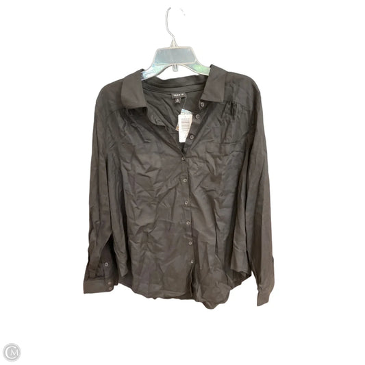 Blouse Long Sleeve By Torrid In Black, Size: 2x