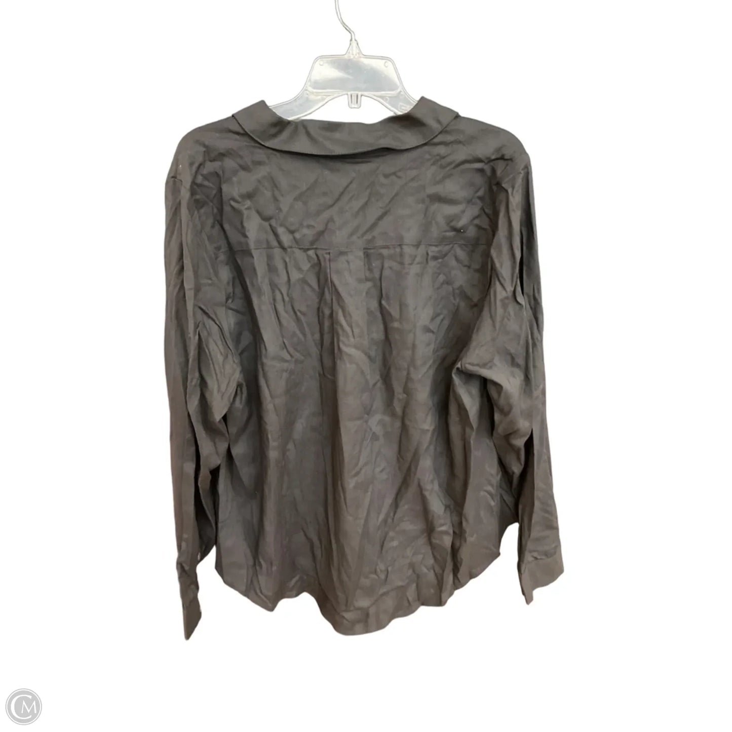 Blouse Long Sleeve By Torrid In Black, Size: 2x