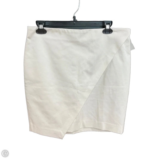 Skirt Midi By Banana Republic In White, Size: 10