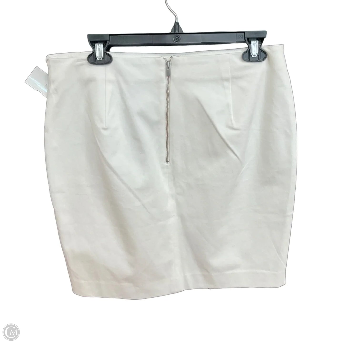 Skirt Midi By Banana Republic In White, Size: 10