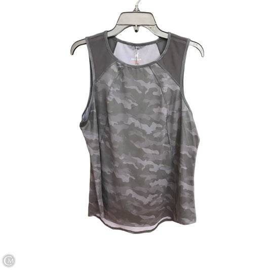 Athletic Tank Top By Spyder In Camouflage Print, Size: Xl