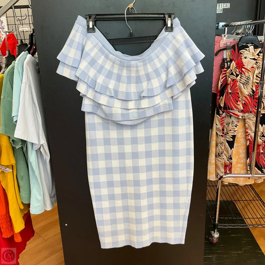 Skirt Set 2pc By Gianni Bini In Plaid Pattern, Size: M