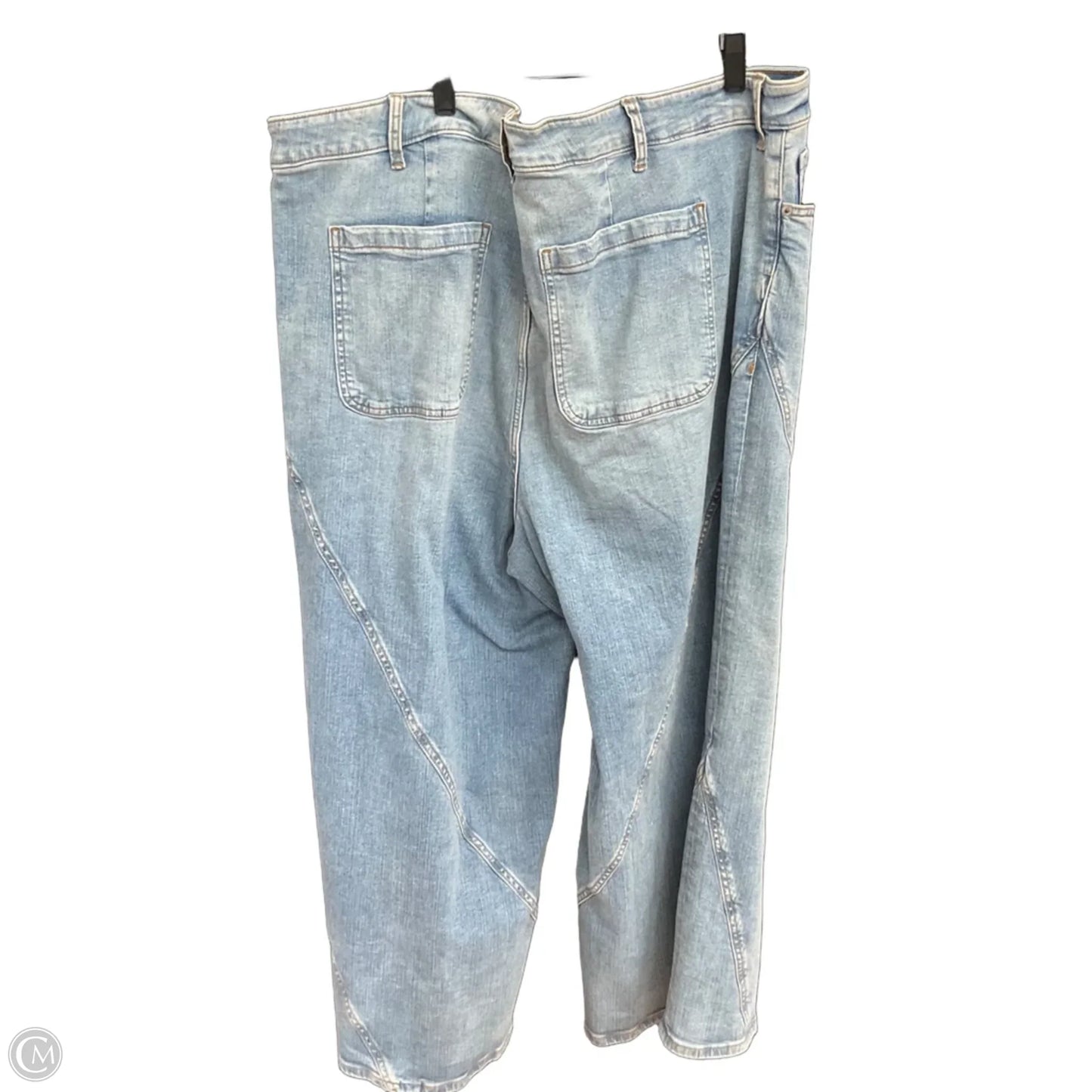 Jeans Wide Leg By Torrid In Blue, Size: 24