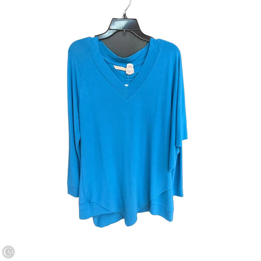 Top Long Sleeve By Soft Surroundings In Blue, Size: M
