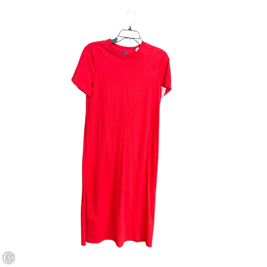 Dress Casual Maxi By Old Navy In Red, Size: Xs