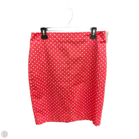 Skirt Maxi By Ann Taylor In Polkadot Pattern, Size: 8