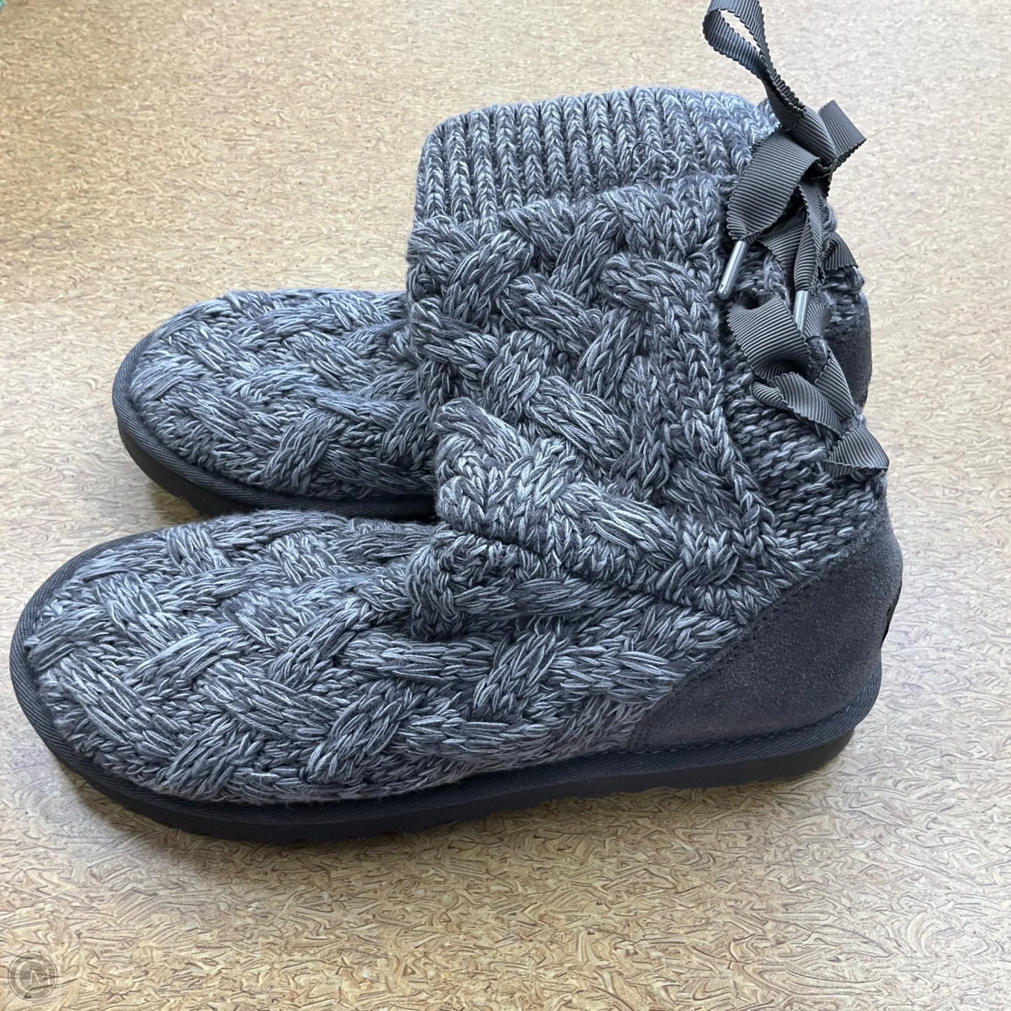 Boots Designer By Ugg In Grey, Size: 8