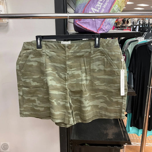 Shorts By Caslon In Camouflage Print, Size: 18