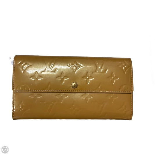 Wallet Luxury Designer By Louis Vuitton, Size: Medium