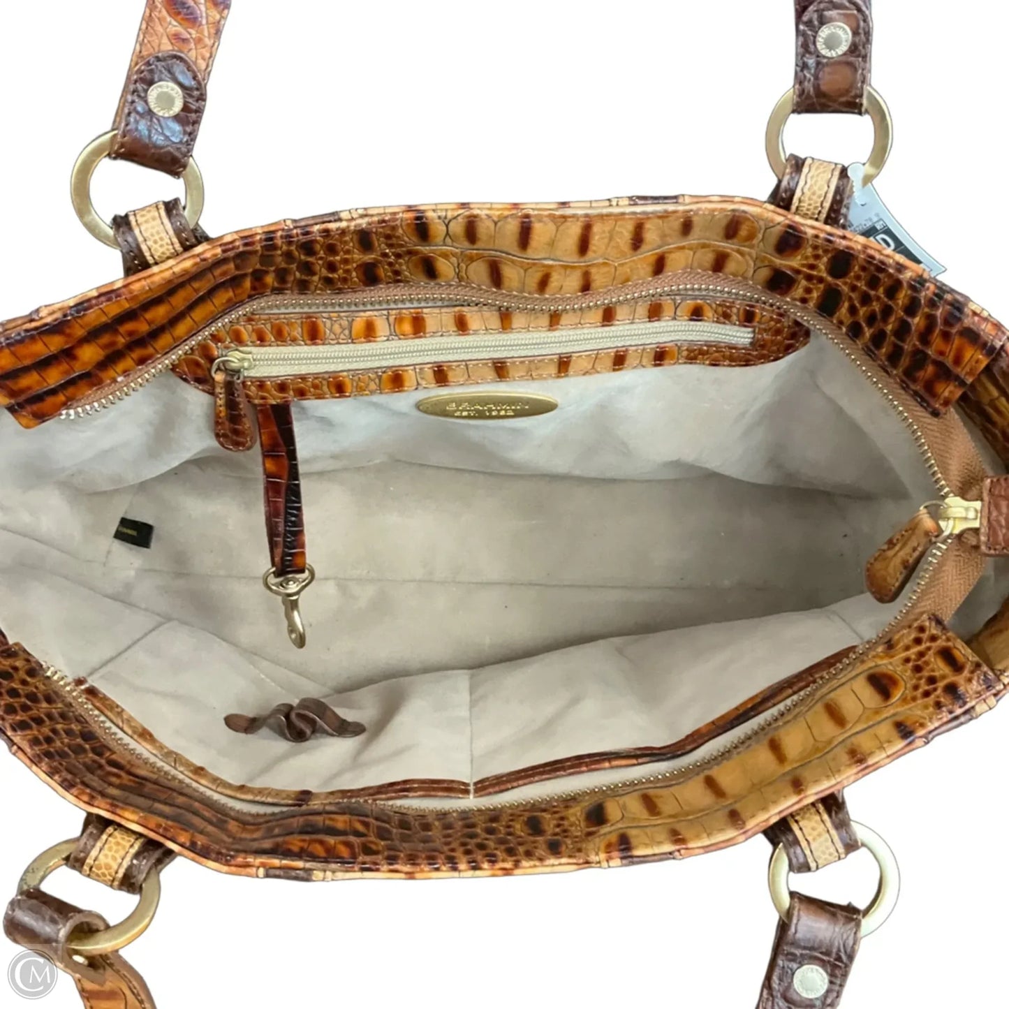 Handbag Designer By Brahmin, Size: Medium