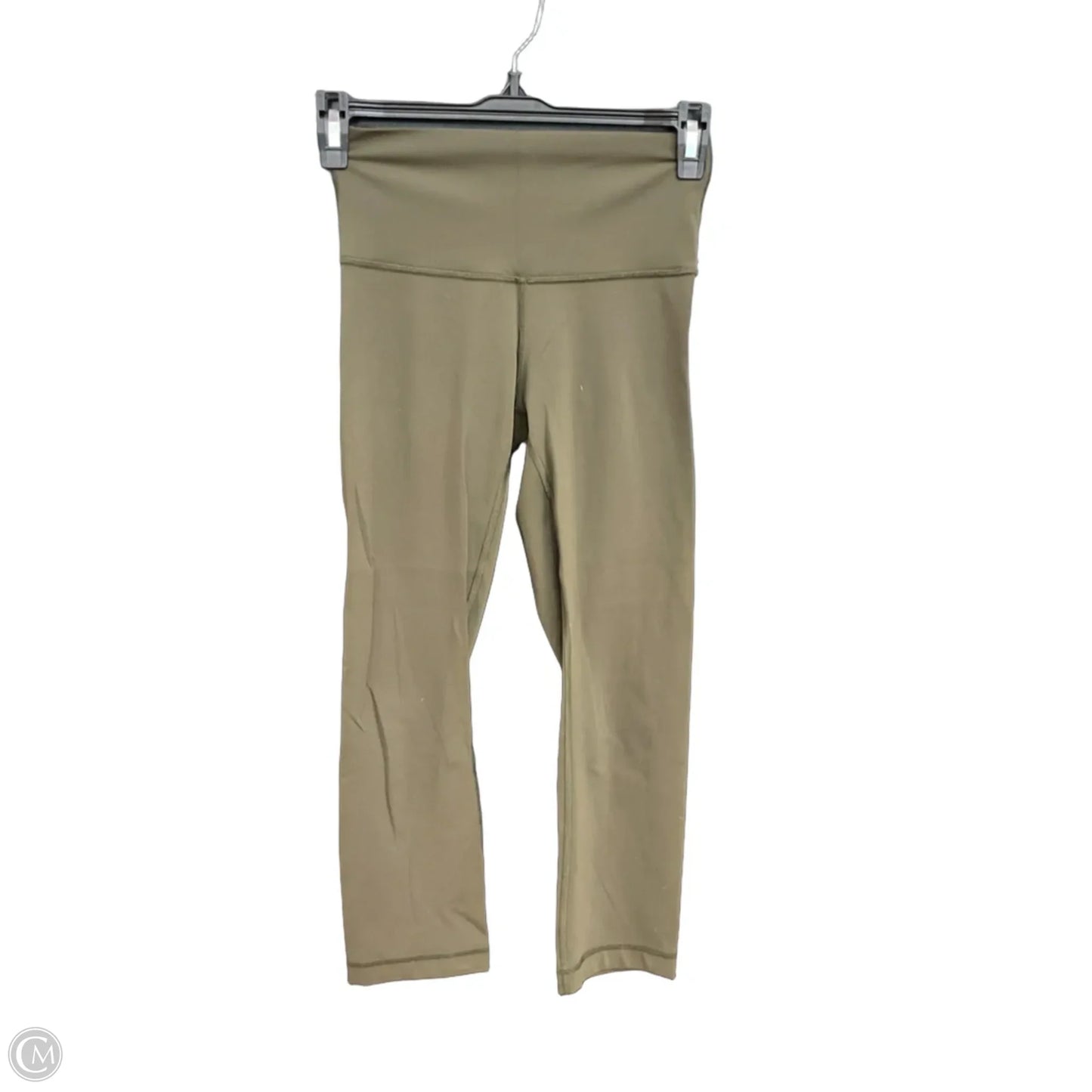 Athletic Capris By Lululemon In Green, Size: Xs