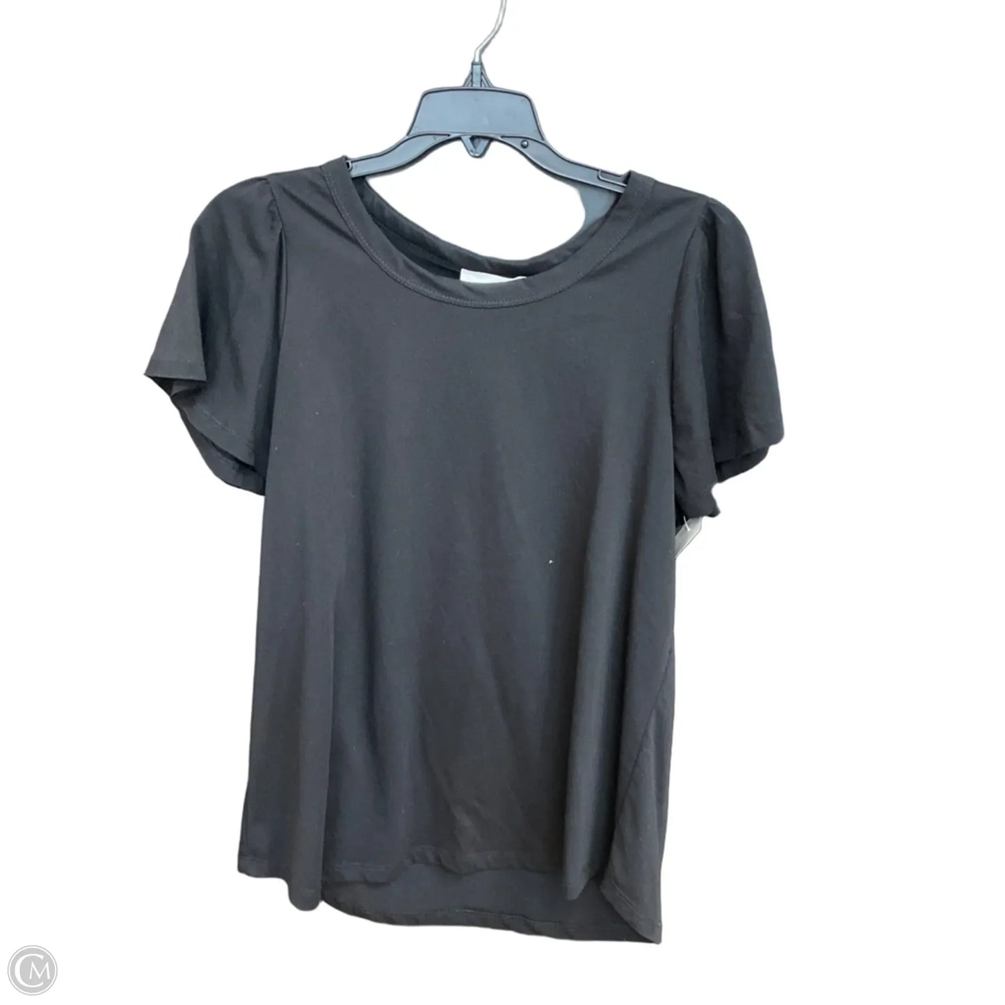 Top Short Sleeve By Workshop In Black, Size: M