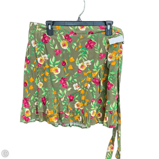 Skort By Clothes Mentor In Green, Size: L
