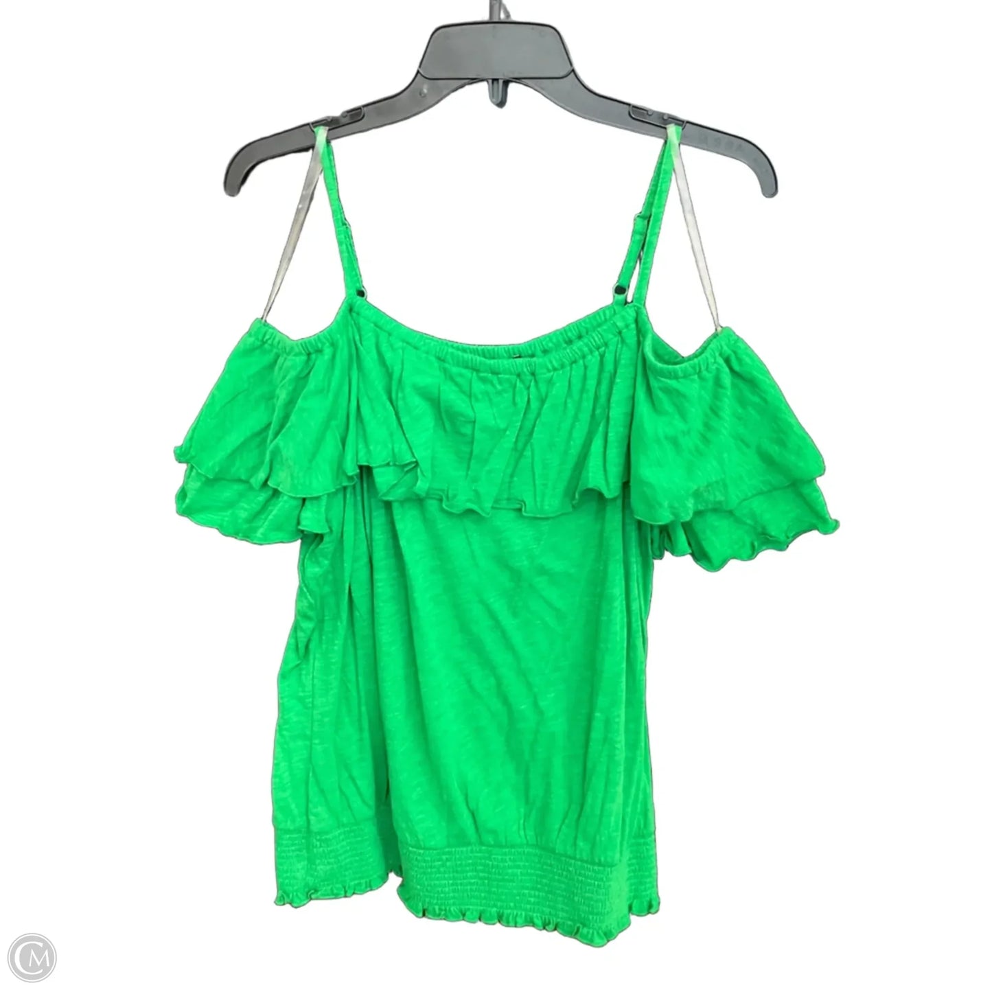 Top Short Sleeve By Inc In Green, Size: Xxl