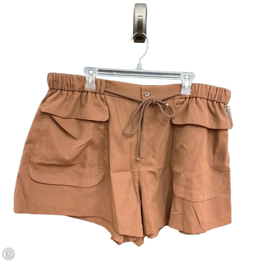 Shorts By Shein In Brown, Size: 4x
