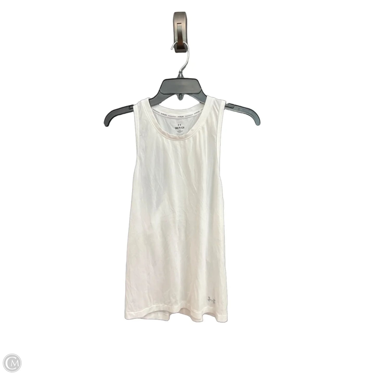 Athletic Tank Top By Under Armour In White, Size: S