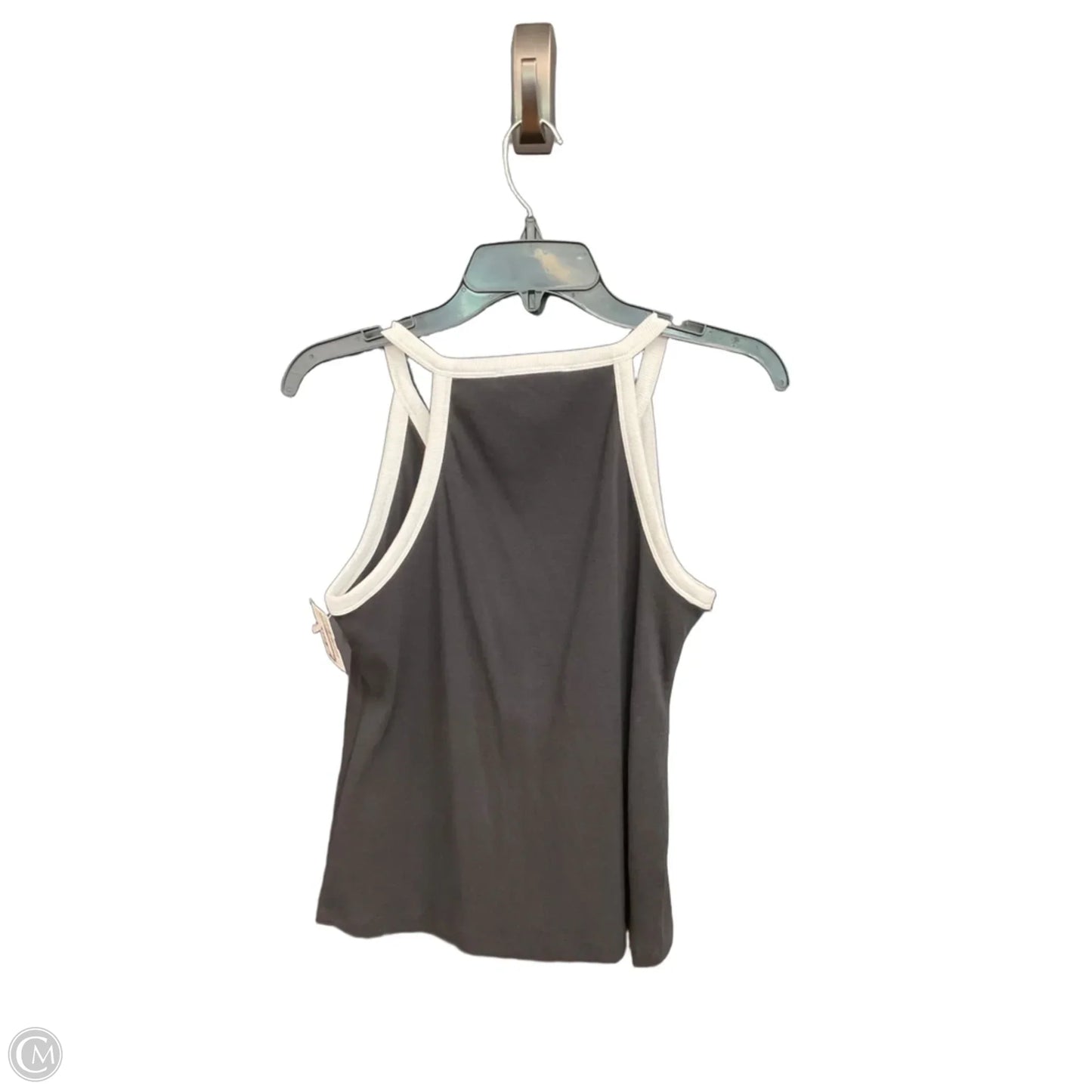 Top Sleeveless By Loft In Black, Size: L