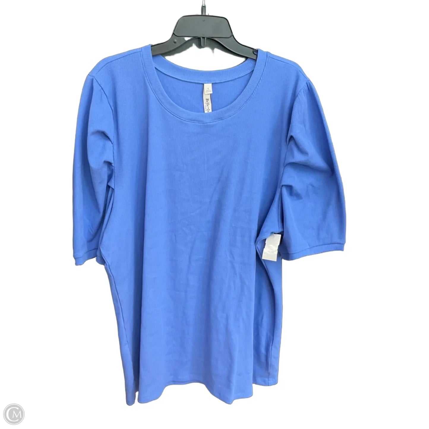 Top Short Sleeve By Torrid In Blue, Size: 4x