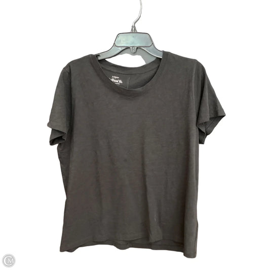 Top Short Sleeve By J. Crew In Black, Size: Xl