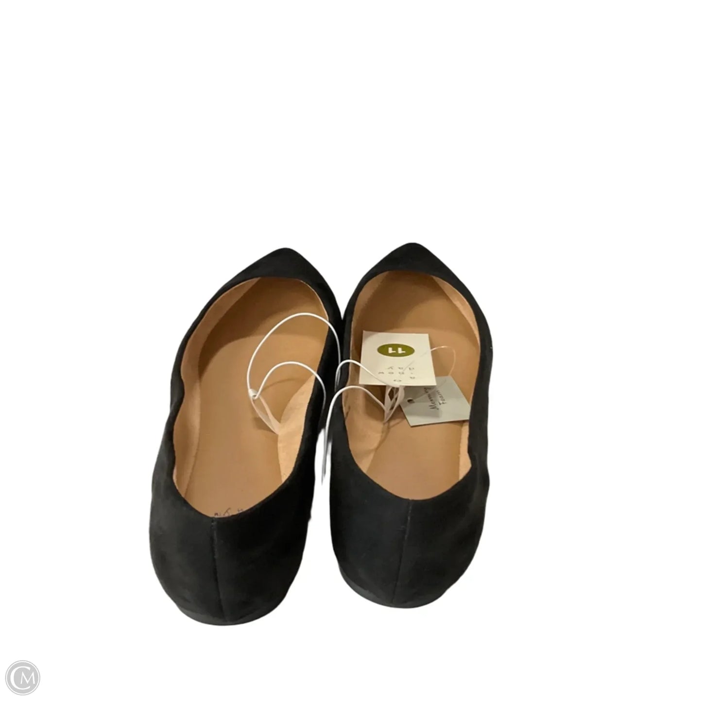 Shoes Flats By A New Day In Black, Size: 11