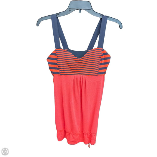 Athletic Tank Top By Lululemon In Orange, Size: 8