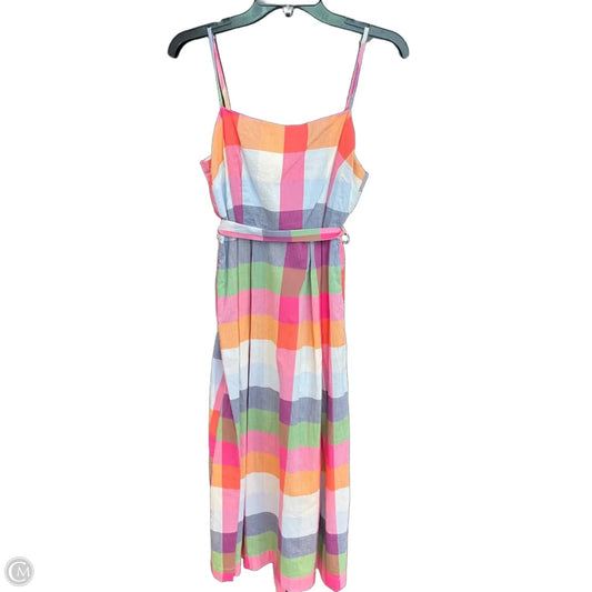 Dress Designer By Kate Spade In Plaid Pattern, Size: S