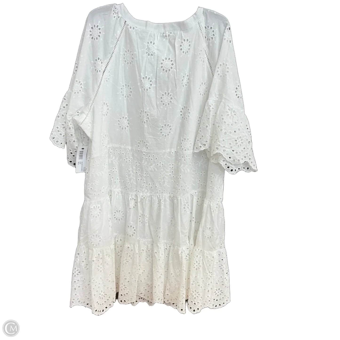 Dress Casual Short By Tribal In White, Size: 2x