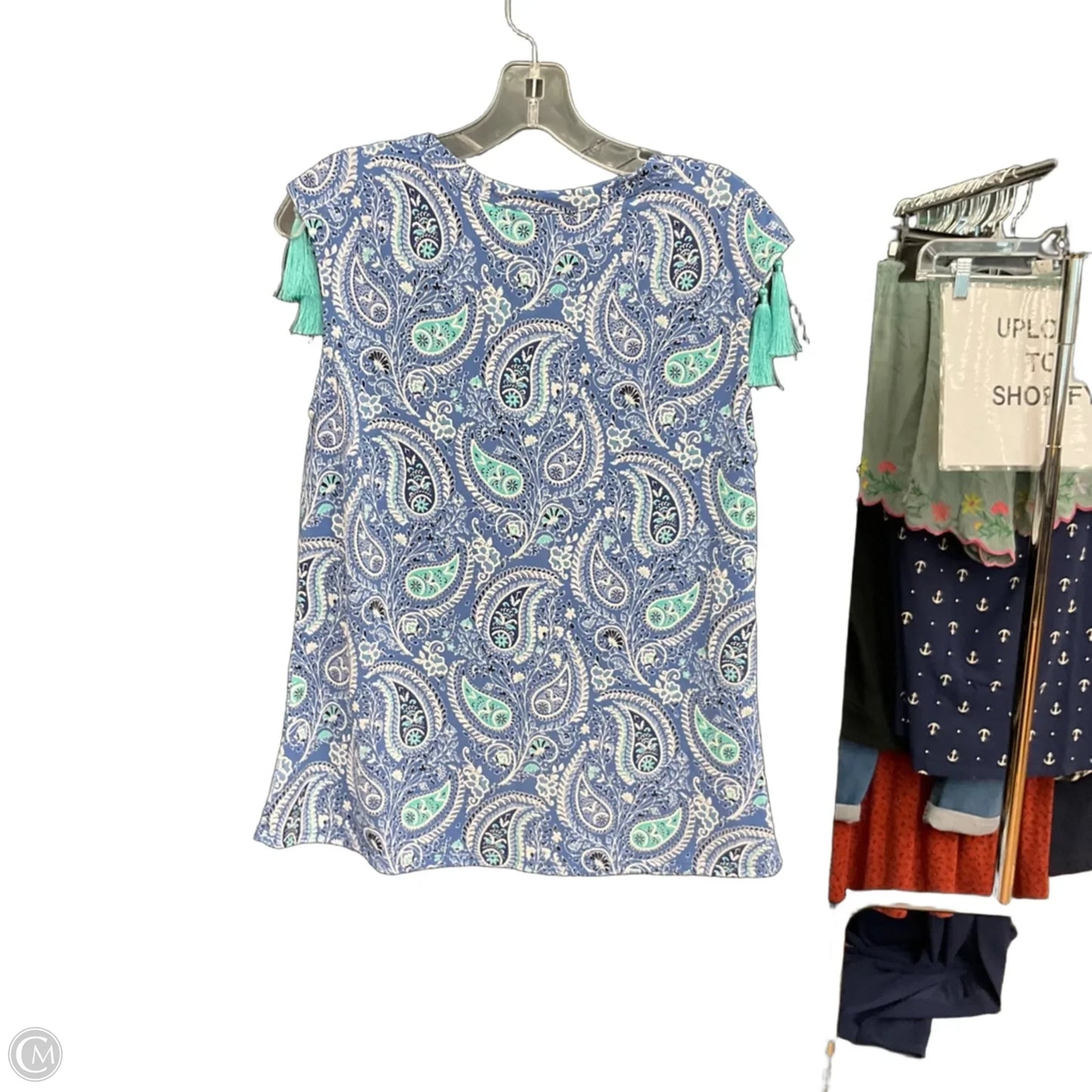 Top Sleeveless By Cme In Blue, Size: M