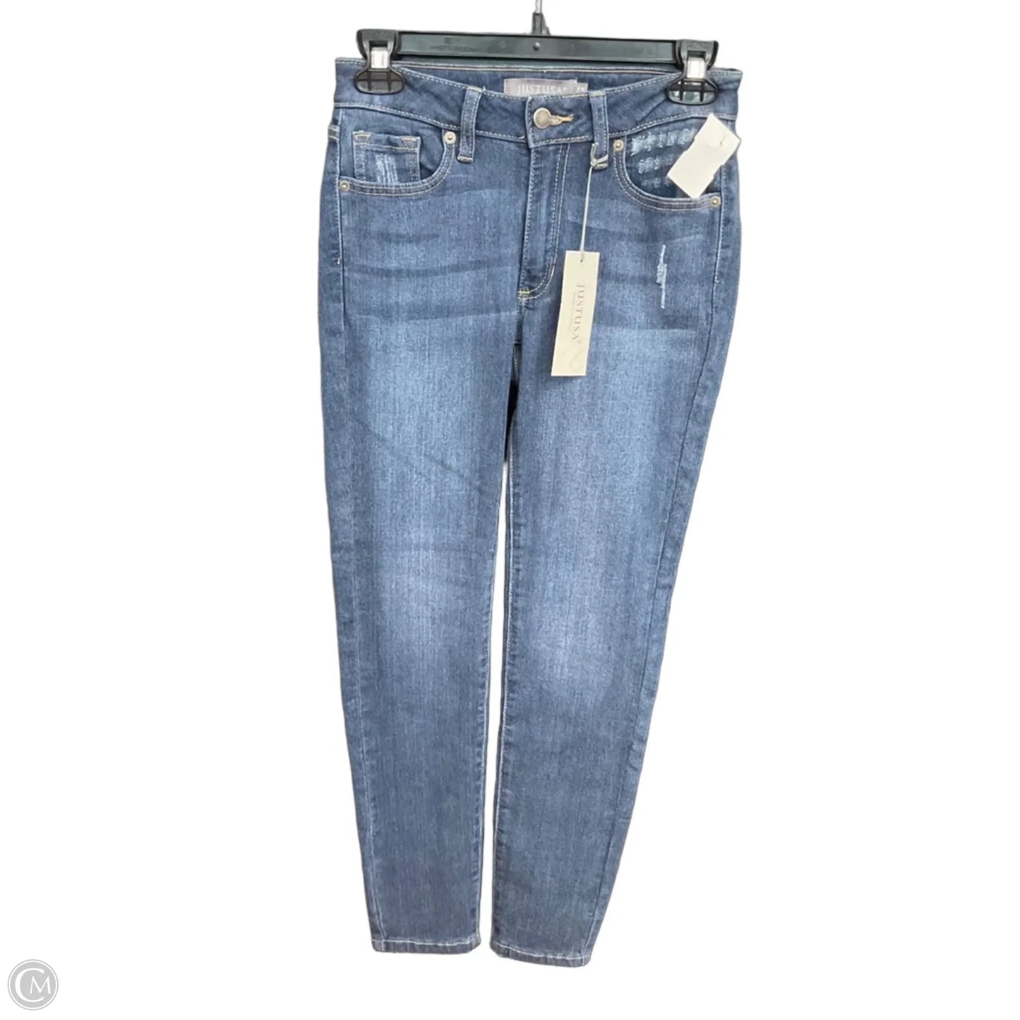 Jeans Skinny By Just Usa In Blue, Size: 0