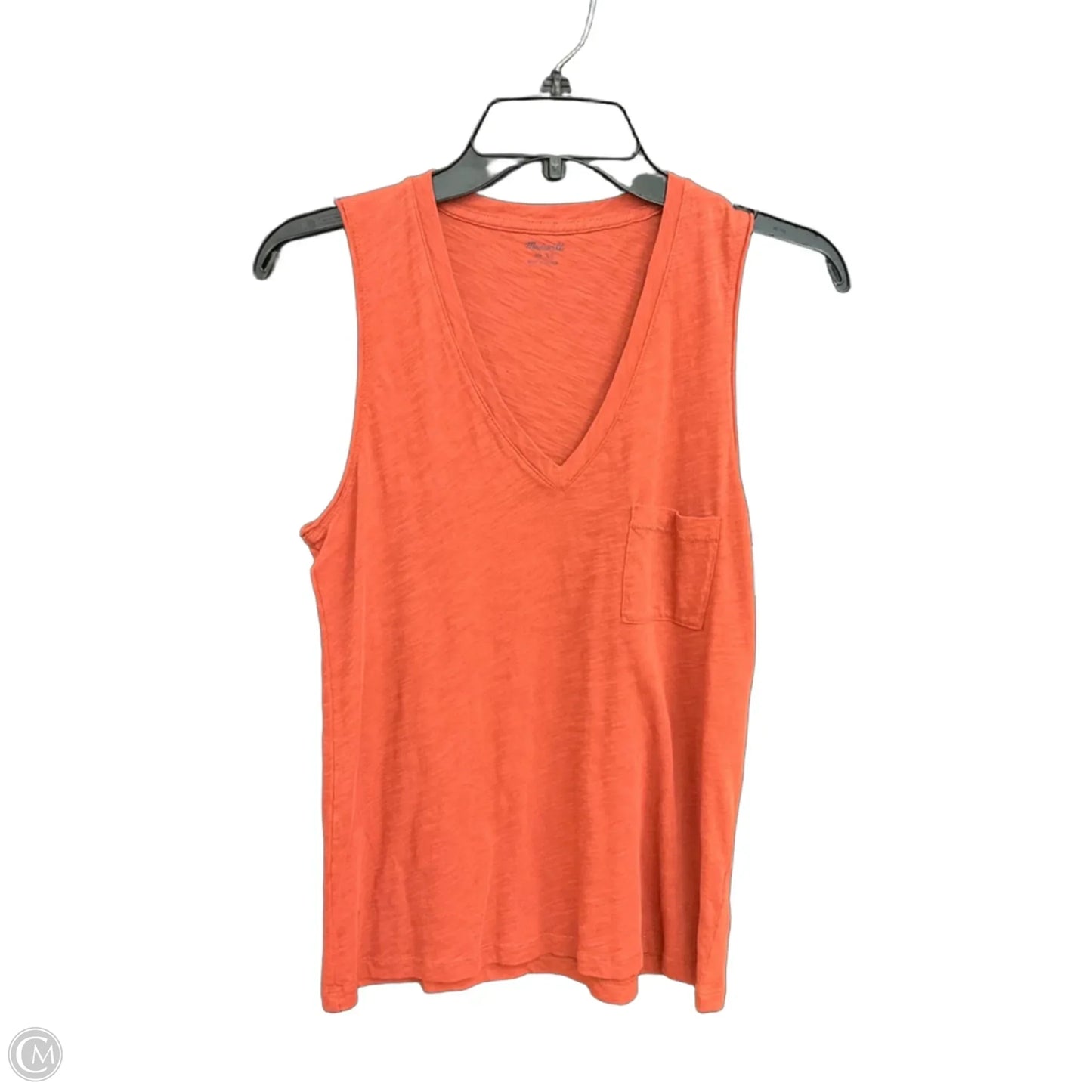 Top Sleeveless By Madewell In Orange, Size: Xs
