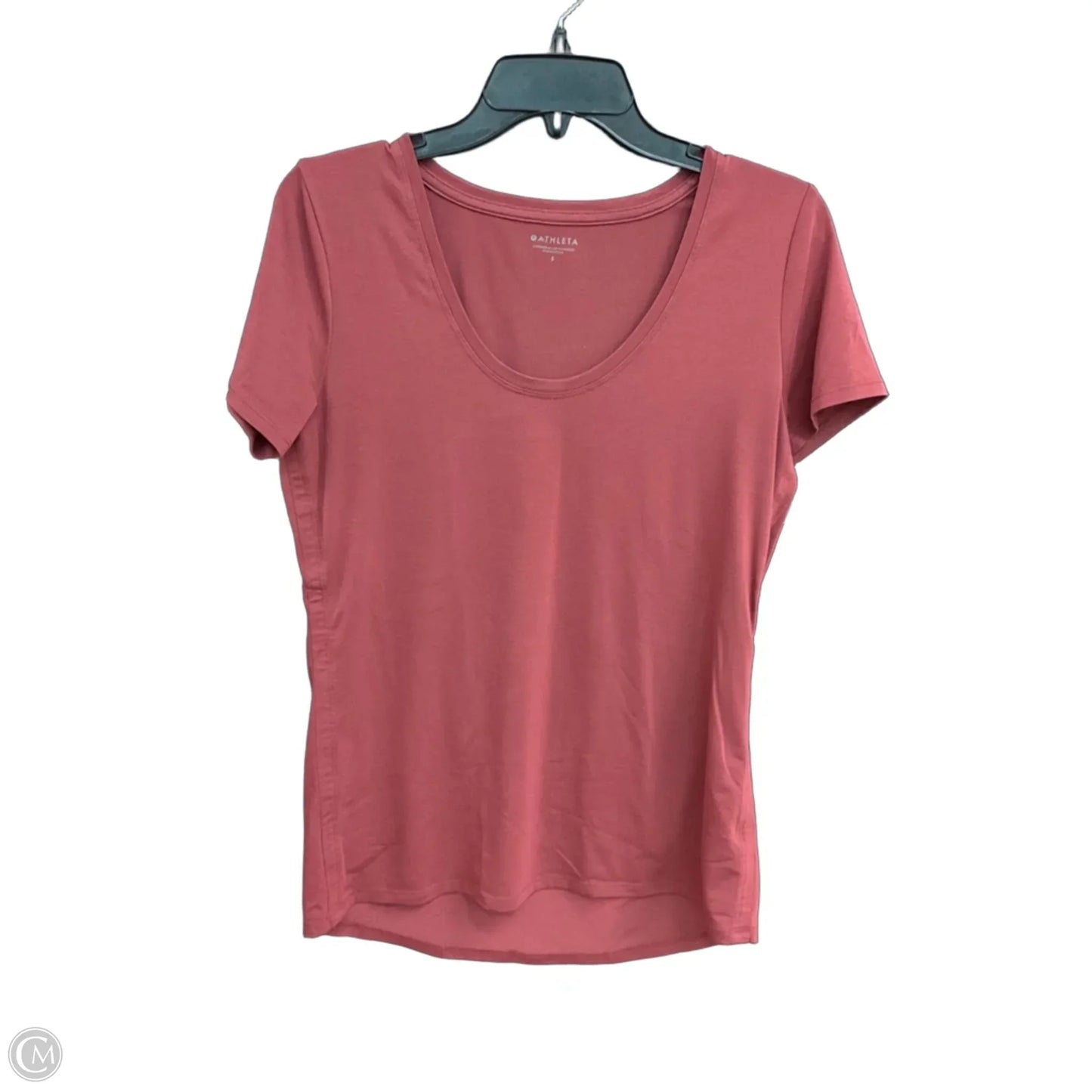 Athletic Top Short Sleeve By Athleta In Red, Size: S