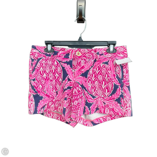 Shorts Designer By Lilly Pulitzer In Blue & Pink, Size: 6