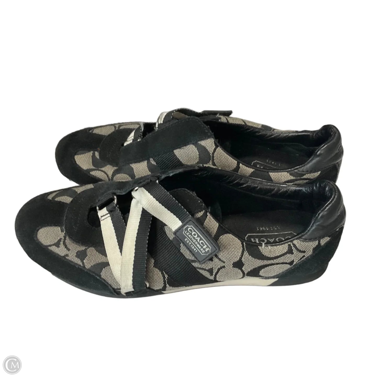 Shoes Designer By Coach In Black, Size: 8